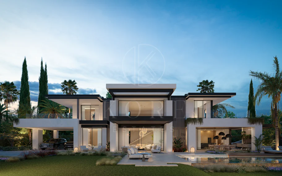 Blume, exclusiva colección boutique de 3 villas contemporáneas a pocos pasos de la playa, en una de las zonas residenciales más exclusivas de Marbella.
