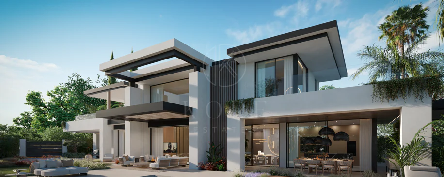 Blume, an exclusive boutique collection of 3 contemporary villas just steps from the beach, in one of Marbella’s most prestigious residential areas.
