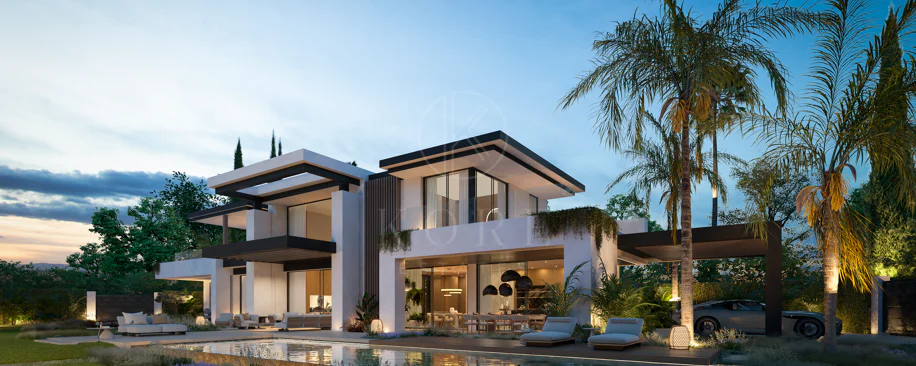 Blume, an exclusive boutique collection of 3 contemporary villas just steps from the beach, in one of Marbella’s most prestigious residential areas.