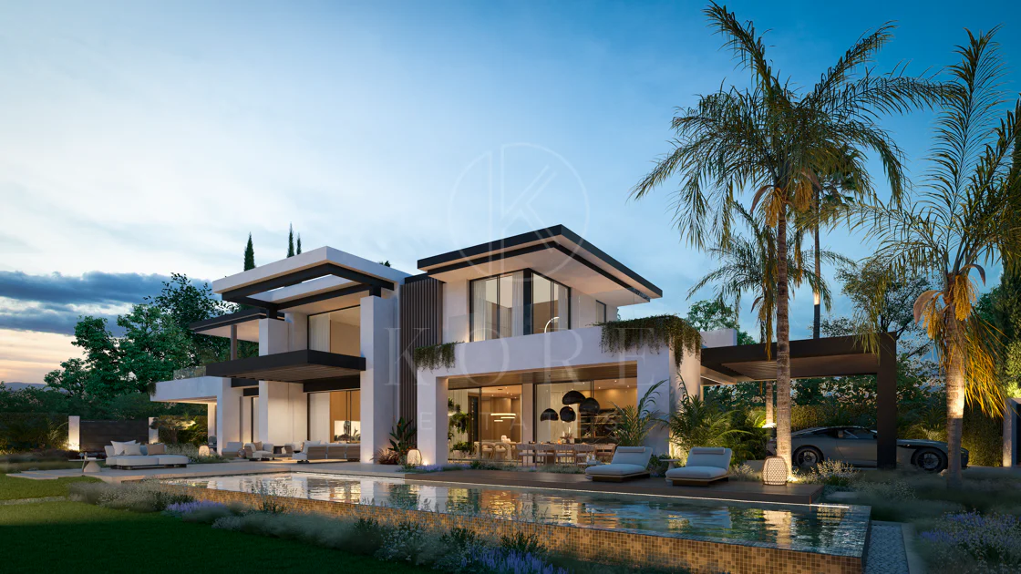 Blume, an exclusive boutique collection of 3 contemporary villas just steps from the beach, in one of Marbella’s most prestigious residential areas.
