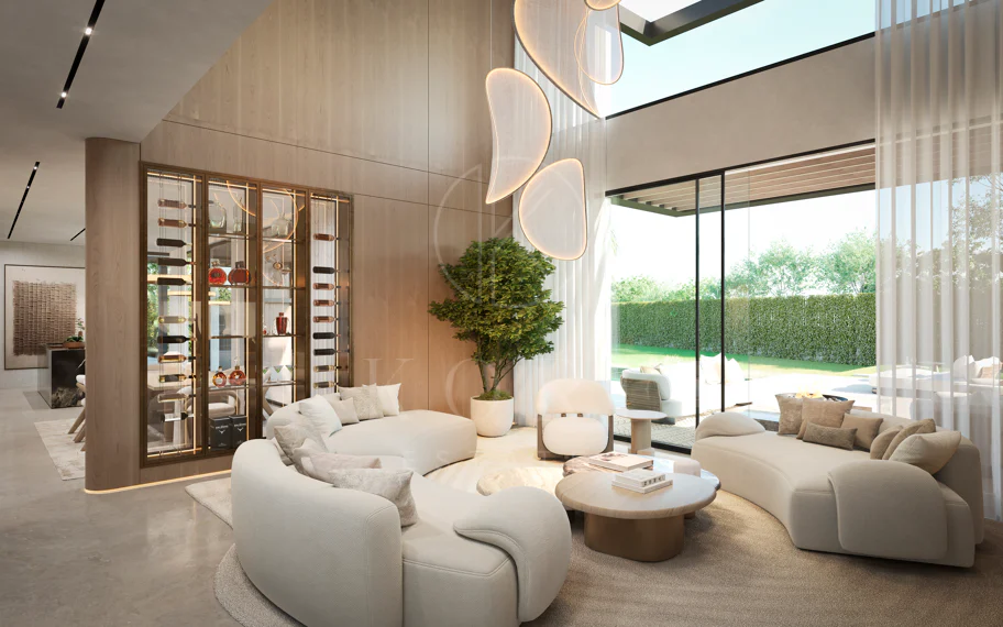 Blume, exclusiva colección boutique de 3 villas contemporáneas a pocos pasos de la playa, en una de las zonas residenciales más exclusivas de Marbella.