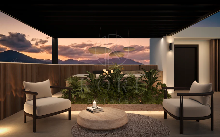 Blume, exclusiva colección boutique de 3 villas contemporáneas a pocos pasos de la playa, en una de las zonas residenciales más exclusivas de Marbella.