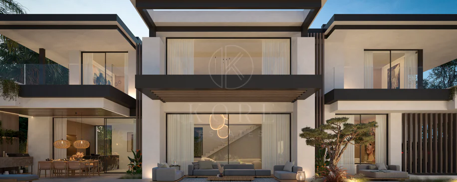 Blume, an exclusive boutique collection of 3 contemporary villas just steps from the beach, in one of Marbella’s most prestigious residential areas.