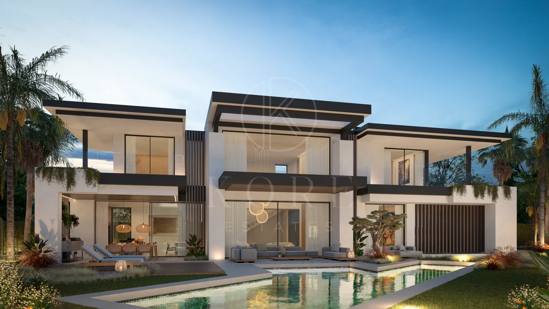 Blume, an exclusive boutique collection of 3 contemporary villas just steps from the beach, in one of Marbella’s most prestigious residential areas.
