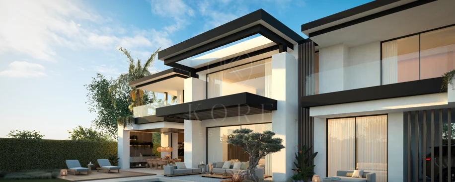 Blume, an exclusive boutique collection of 3 contemporary villas just steps from the beach, in one of Marbella’s most prestigious residential areas.
