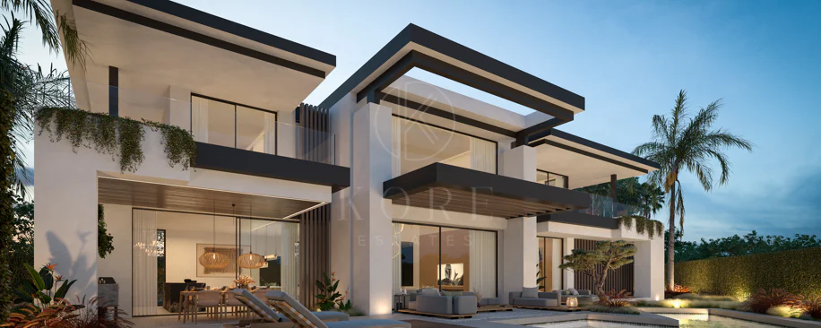 Blume, an exclusive boutique collection of 3 contemporary villas just steps from the beach, in one of Marbella’s most prestigious residential areas.