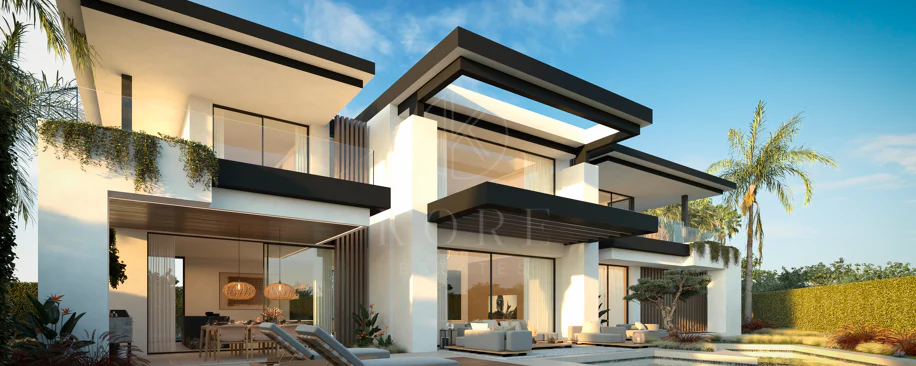 Blume, an exclusive boutique collection of 3 contemporary villas just steps from the beach, in one of Marbella’s most prestigious residential areas.