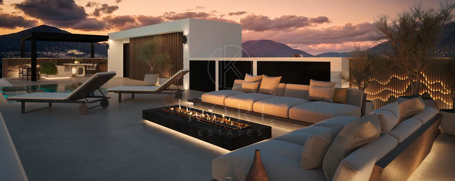 Blume, an exclusive boutique collection of 3 contemporary villas just steps from the beach, in one of Marbella’s most prestigious residential areas.