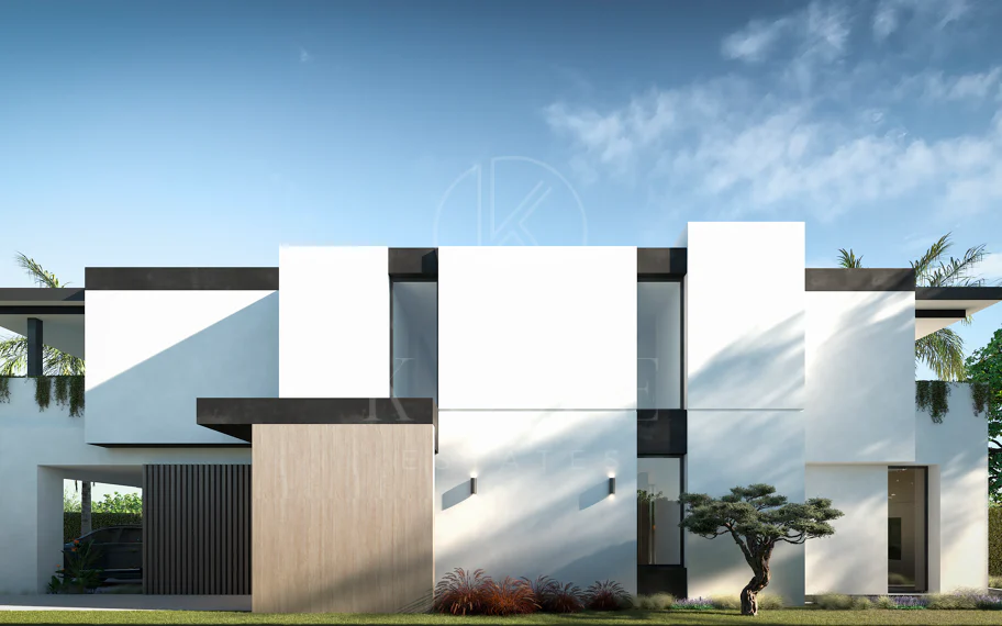 Blume, exclusiva colección boutique de 3 villas contemporáneas a pocos pasos de la playa, en una de las zonas residenciales más exclusivas de Marbella.