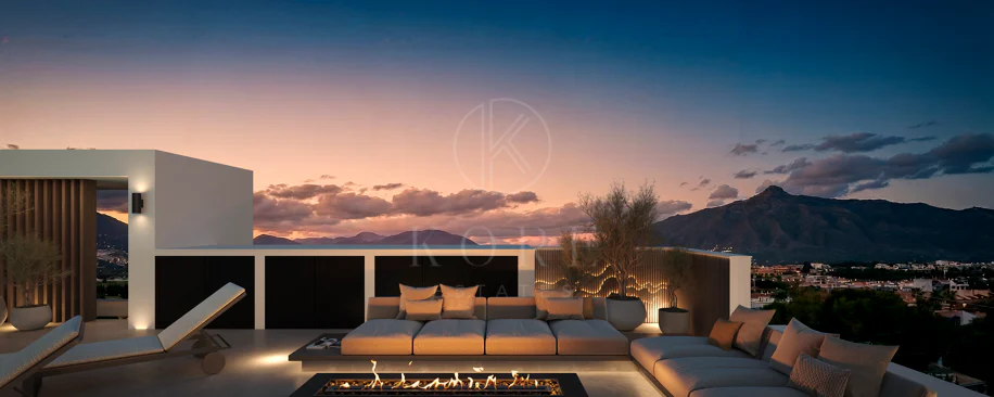 Blume, an exclusive boutique collection of 3 contemporary villas just steps from the beach, in one of Marbella’s most prestigious residential areas.