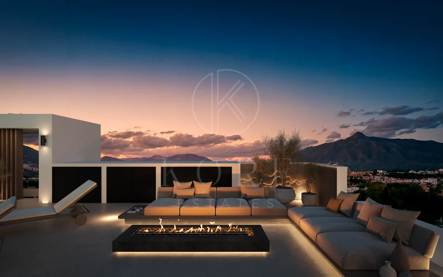 Blume, exclusiva colección boutique de 3 villas contemporáneas a pocos pasos de la playa, en una de las zonas residenciales más exclusivas de Marbella.