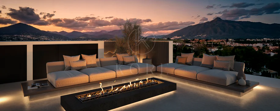 Blume, an exclusive boutique collection of 3 contemporary villas just steps from the beach, in one of Marbella’s most prestigious residential areas.