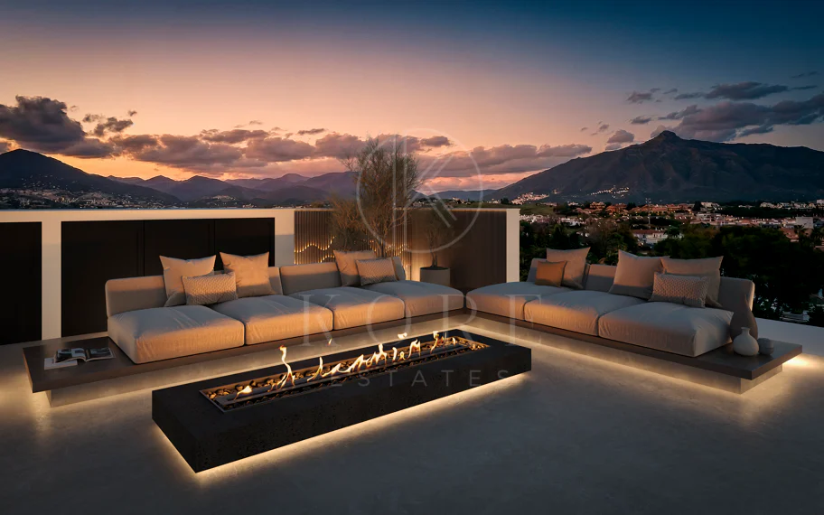 Blume, exclusiva colección boutique de 3 villas contemporáneas a pocos pasos de la playa, en una de las zonas residenciales más exclusivas de Marbella.