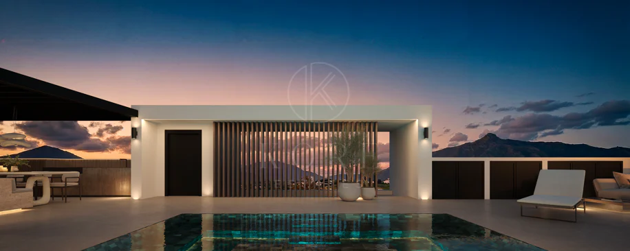 Blume, an exclusive boutique collection of 3 contemporary villas just steps from the beach, in one of Marbella’s most prestigious residential areas.