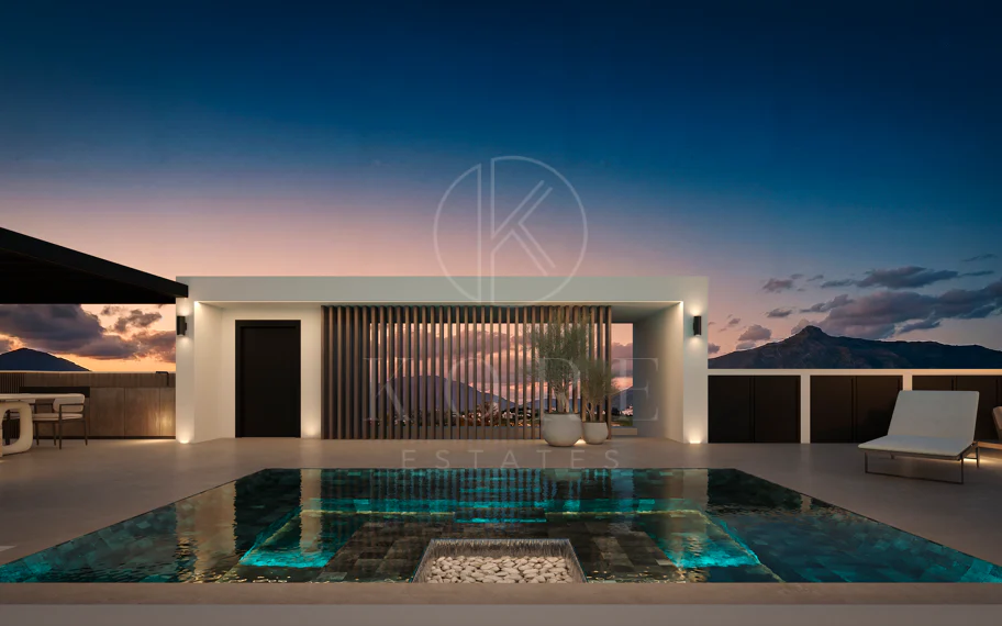 Blume, exclusiva colección boutique de 3 villas contemporáneas a pocos pasos de la playa, en una de las zonas residenciales más exclusivas de Marbella.