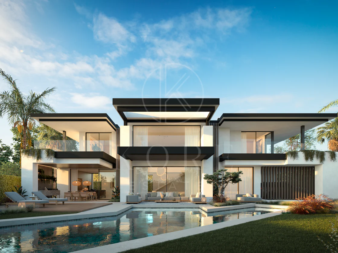 Blume, an exclusive boutique collection of 3 contemporary villas just steps from the beach, in one of Marbella’s most prestigious residential areas.