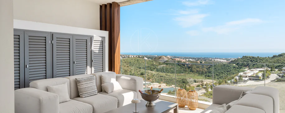 Luxury Duplex Penthouse with Panoramic Sea, Golf and Mountain Views