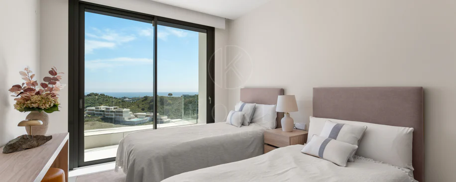 Luxury Duplex Penthouse with Panoramic Sea, Golf and Mountain Views