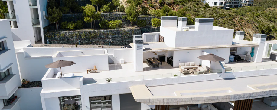 Luxury Duplex Penthouse with Panoramic Sea, Golf and Mountain Views