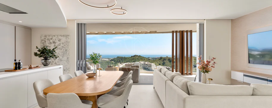 Luxury Duplex Penthouse with Panoramic Sea, Golf and Mountain Views