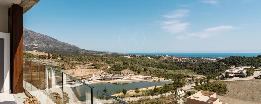 Luxury Duplex Penthouse with Panoramic Sea, Golf and Mountain Views