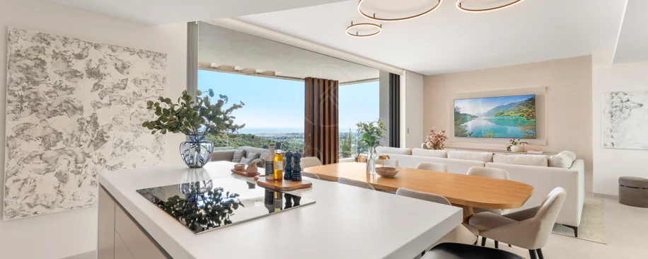 Luxury Duplex Penthouse with Panoramic Sea, Golf and Mountain Views