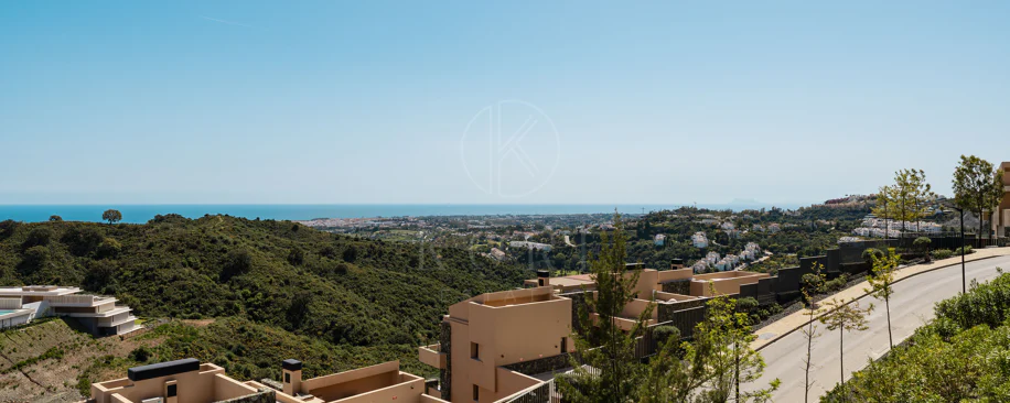 Luxury Duplex Penthouse with Panoramic Sea, Golf and Mountain Views