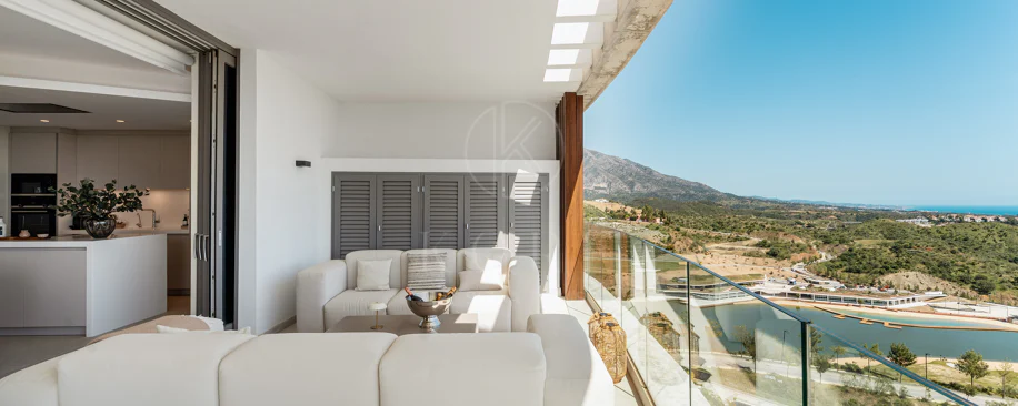 Luxury Duplex Penthouse with Panoramic Sea, Golf and Mountain Views