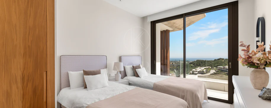 Luxury Duplex Penthouse with Panoramic Sea, Golf and Mountain Views