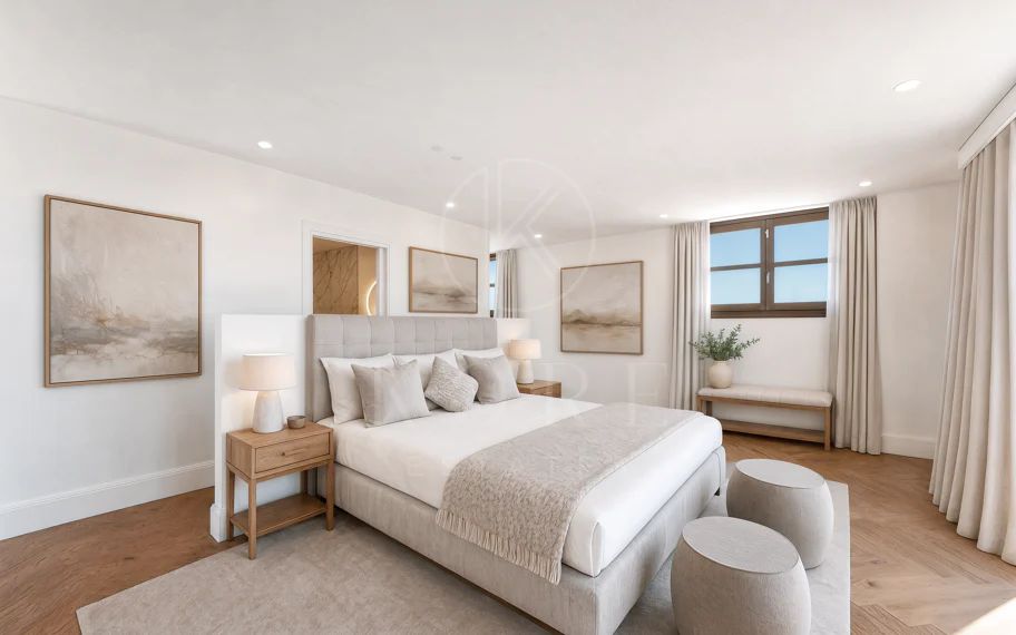 Villa moderna de nueva construcción de 4 habitaciones con vistas al mar en Estepona