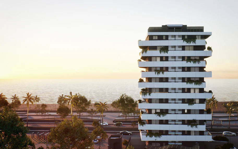 Exclusivo Apartamento Frente a la Playa con Vistas Panorámicas al Mar en Málaga