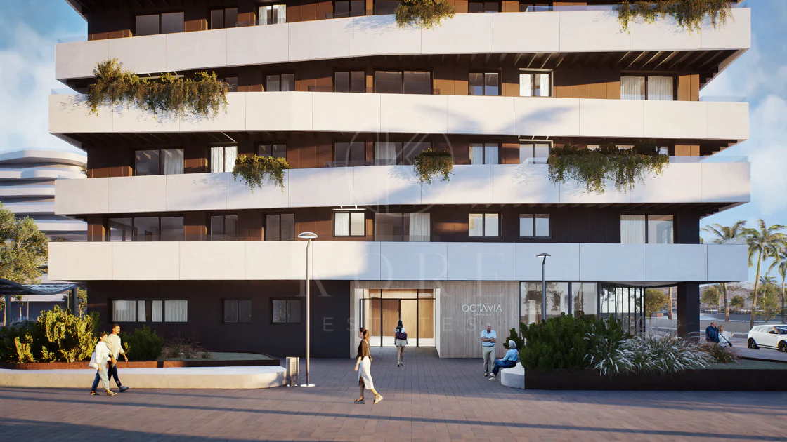 Exclusive Frontline Beach Apartment with Panoramic Sea Views in Málaga