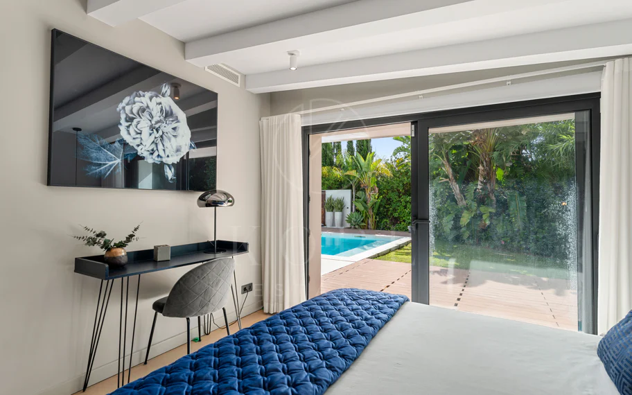 Villa de lujo contemporánea con excepcional vida al aire libre en Las Brisas