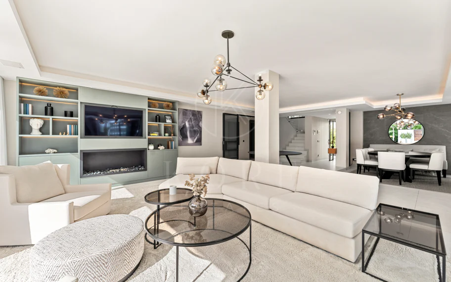 Villa de lujo contemporánea con excepcional vida al aire libre en Las Brisas