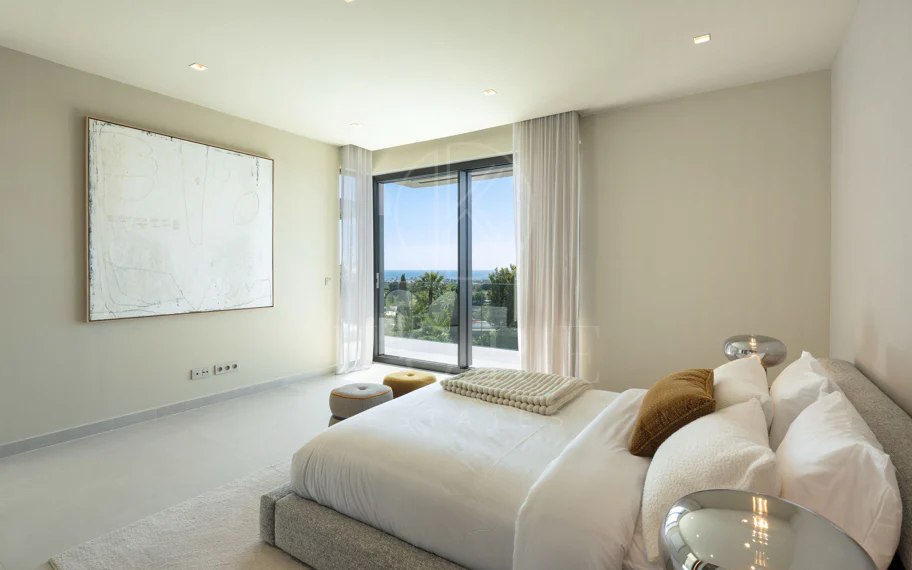Villa de lujo contemporánea con vistas panorámicas al mar en Los Flamingos