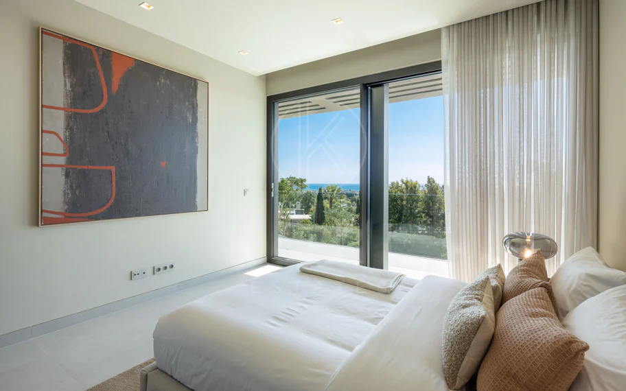 Villa de lujo contemporánea con vistas panorámicas al mar en Los Flamingos