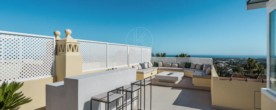 Casă înșiruită renovată cu vedere la mare în La Quinta