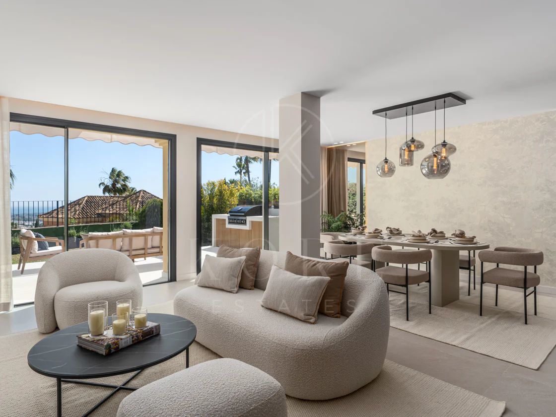 Casă înșiruită renovată cu vedere la mare în La Quinta