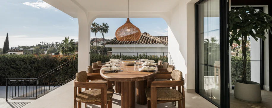 Nestled in the heart of Nueva Andalucía, Auriga 13 is a newly renovated villa offering a blend of comfort and style