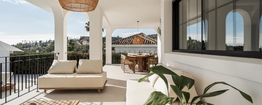 Nestled in the heart of Nueva Andalucía, Auriga 13 is a newly renovated villa offering a blend of comfort and style