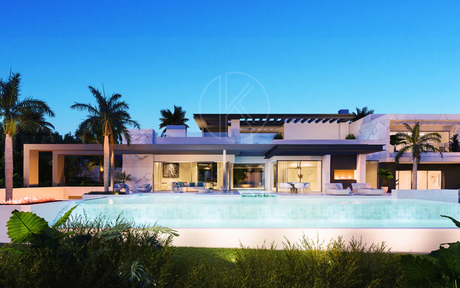 Excepcionales villas idénticas en construcción en parcelas excepcionales en El Paraíso