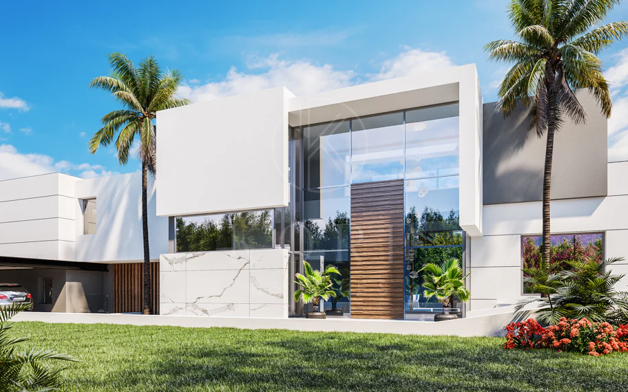 Excepcionales villas idénticas en construcción en parcelas excepcionales en El Paraíso