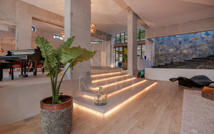 Villa contemporánea de lujo de 6 dormitorios con vistas panorámicas al mar, al golf y a La Concha