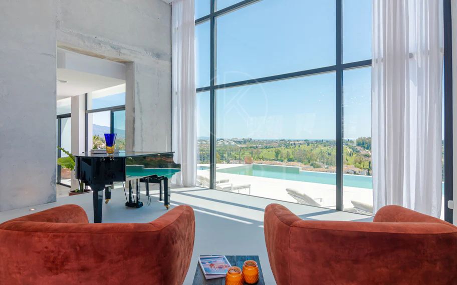 Villa contemporánea de lujo de 6 dormitorios con vistas panorámicas al mar, al golf y a La Concha