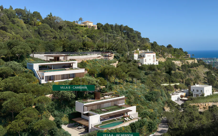 Villa llave en mano diseñada por arquitecto con vistas panorámicas en El Madroñal