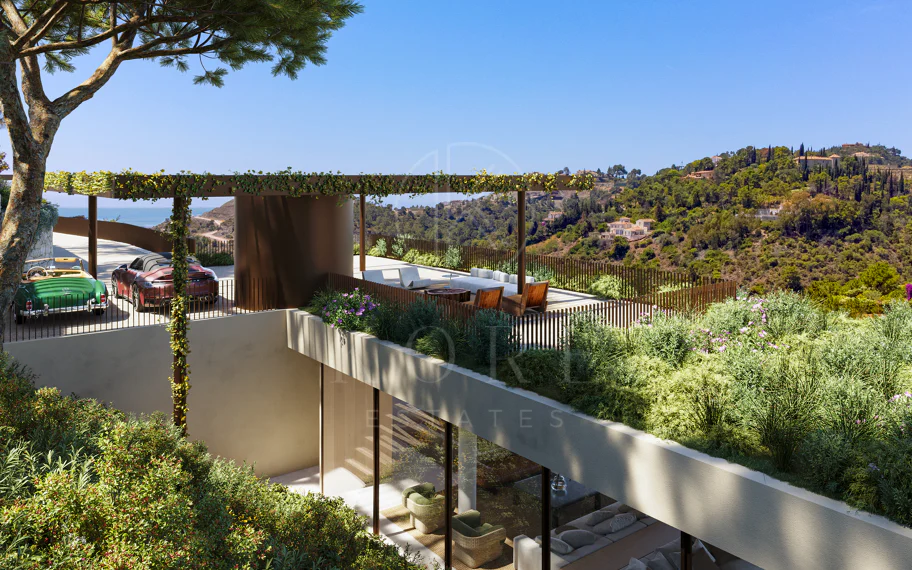 Villa llave en mano diseñada por arquitecto con vistas panorámicas en El Madroñal