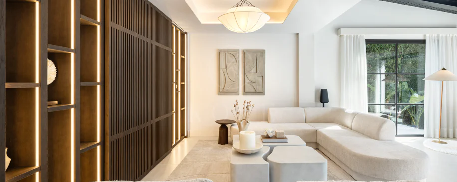 Villa Japandi Moderna con Piscina y Jardín Privado en Nueva Andalucía