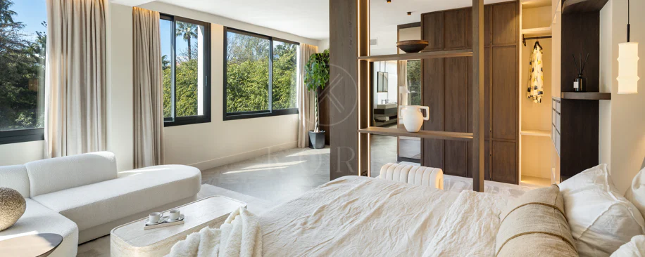 Villa Japandi Moderna con Piscina y Jardín Privado en Nueva Andalucía
