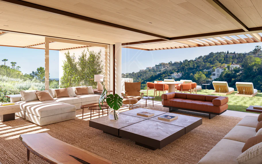 Villa Contemporánea Llave en Mano con Vistas al Mar y a la Montaña en El Madroñal