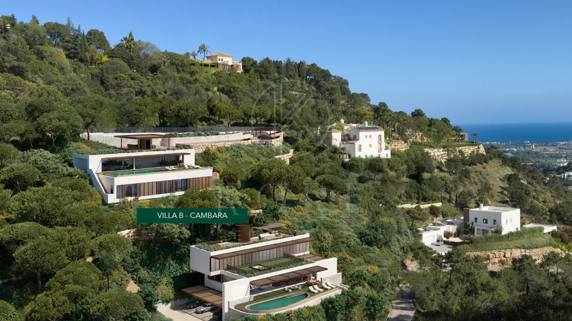 Turnkey Contemporary Villa with Sea and Mountain Views in El Madroñal